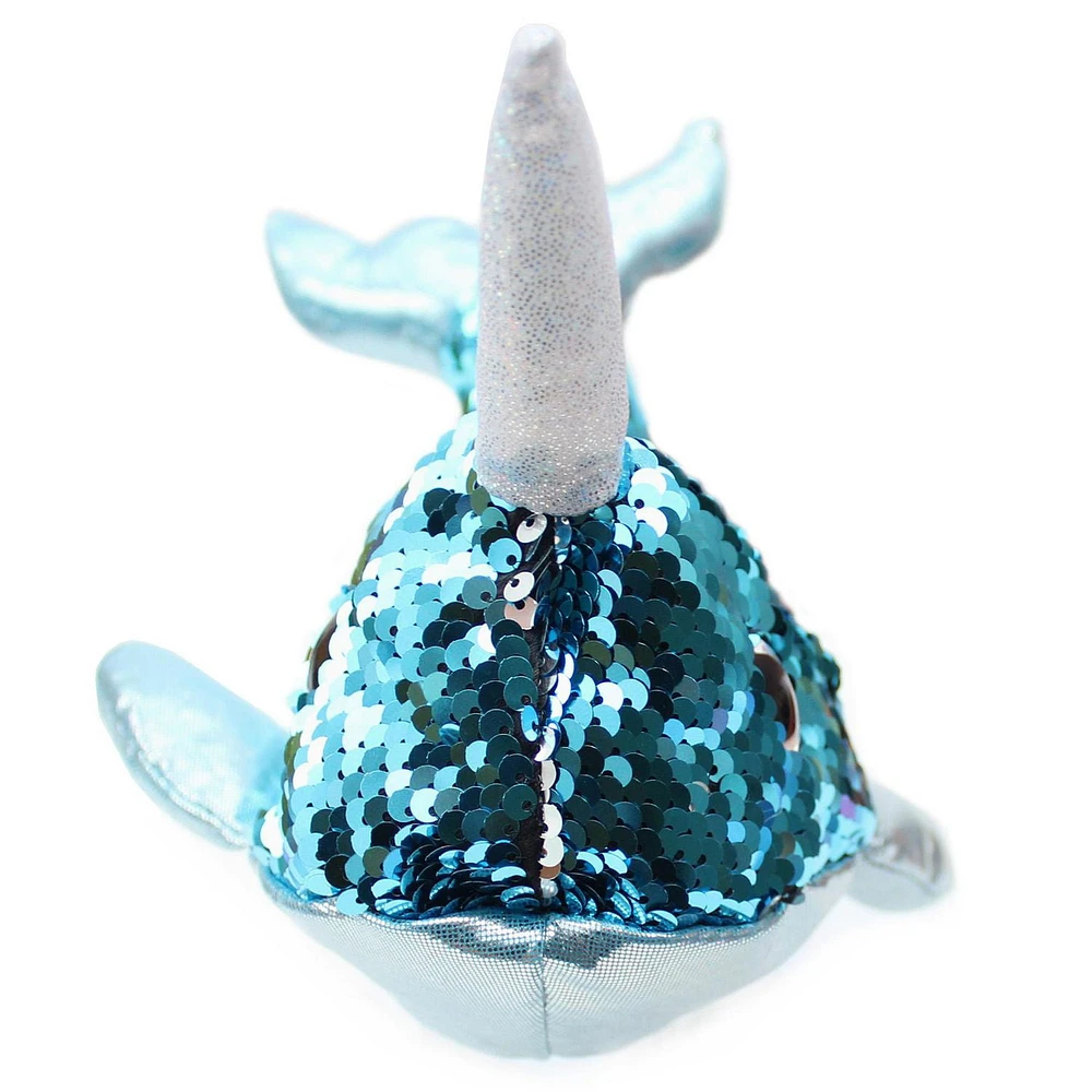 Pen+Gear Soft, High Quality 3D Sequin Narwhal Pencil Pouch