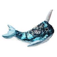 Pen+Gear Soft, High Quality 3D Sequin Narwhal Pencil Pouch