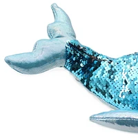 Pen+Gear Soft, High Quality 3D Sequin Narwhal Pencil Pouch