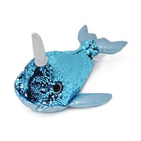 Pen+Gear Soft, High Quality 3D Sequin Narwhal Pencil Pouch