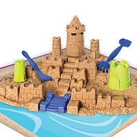 Kinetic Sand - Beach Sand Kingdom Playset with 3lbs of Beach Sand, for Ages 3 And up