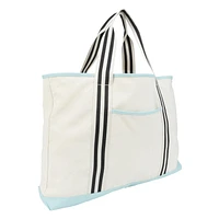 Time And Tru Soft Construction Beach Bag Tote