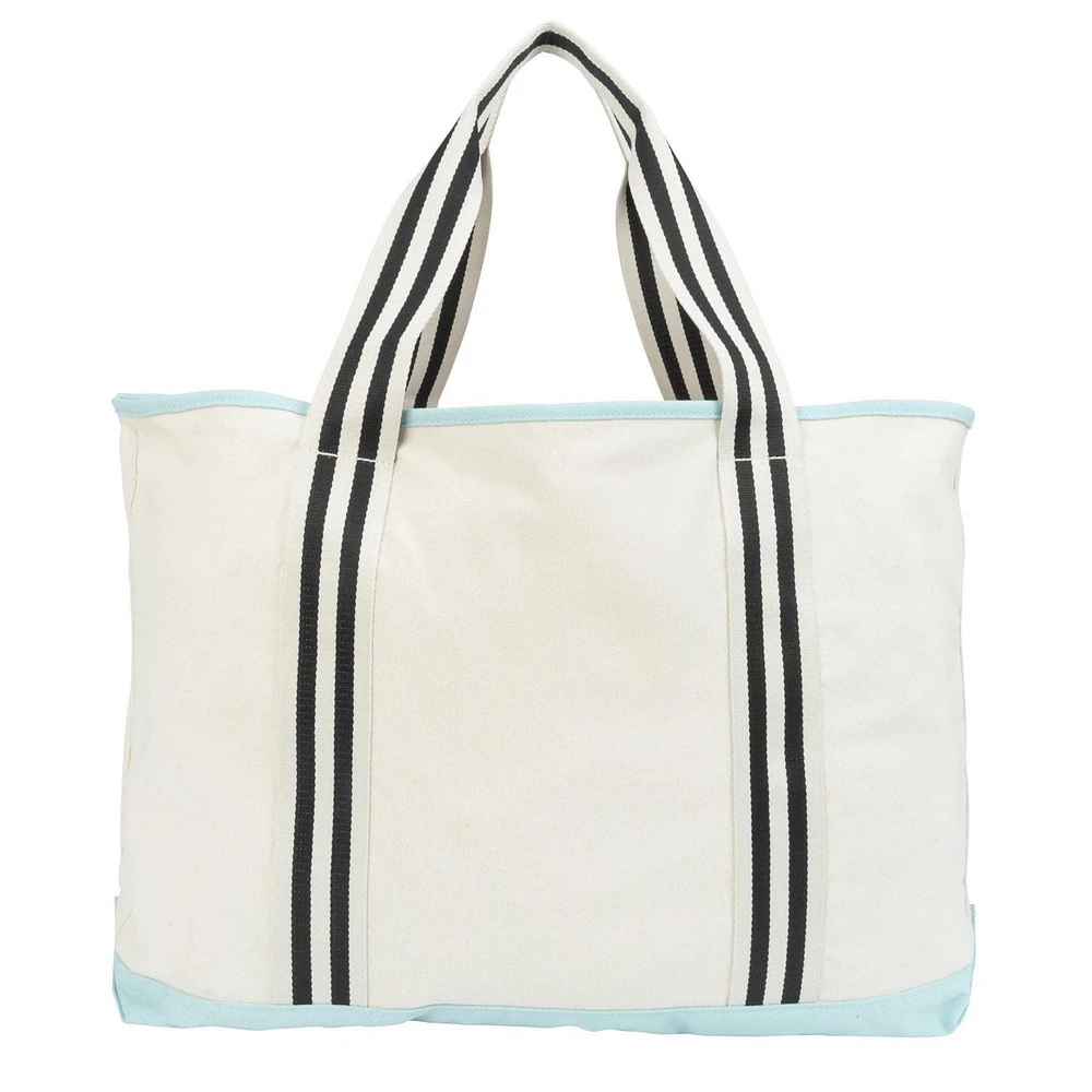 Time And Tru Soft Construction Beach Bag Tote