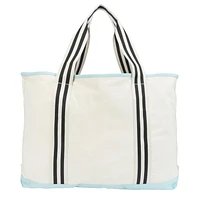 Time And Tru Soft Construction Beach Bag Tote