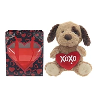 Way To Celebrate Brown Puppy Bag Pal Plush