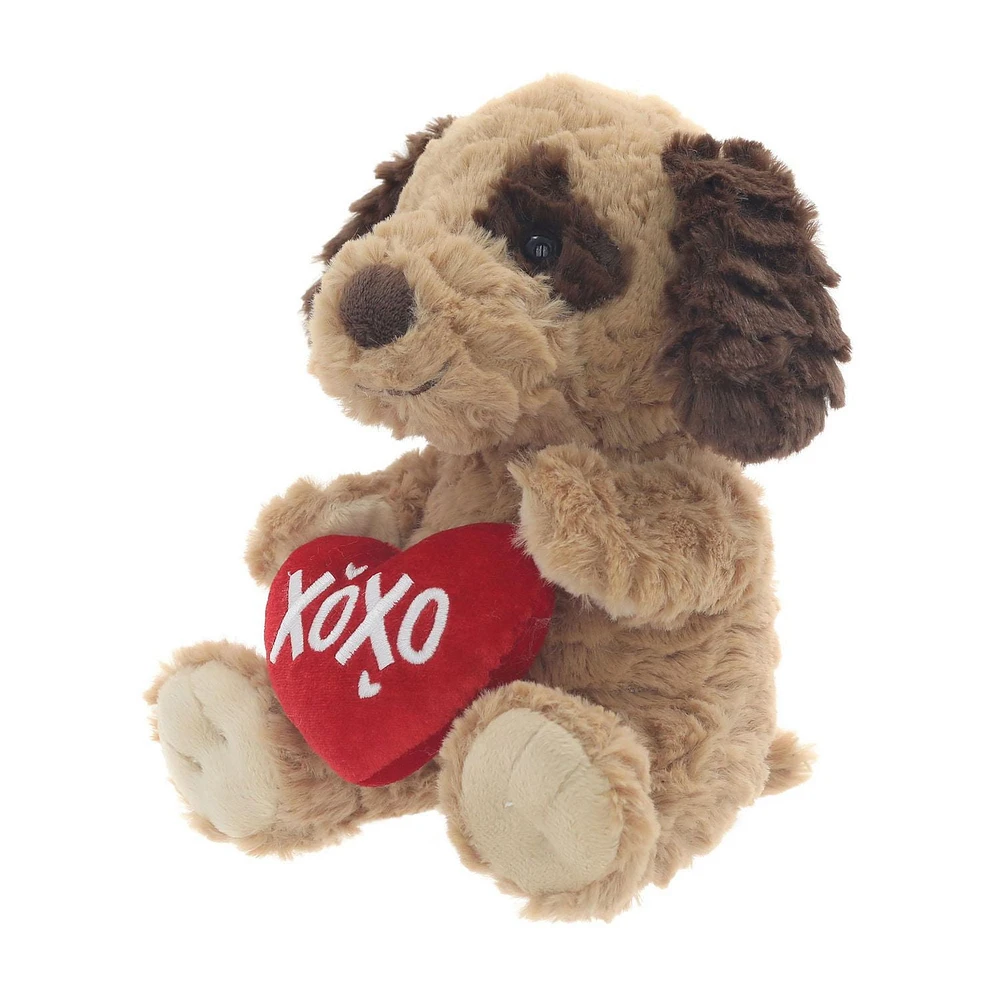 Way To Celebrate Brown Puppy Bag Pal Plush