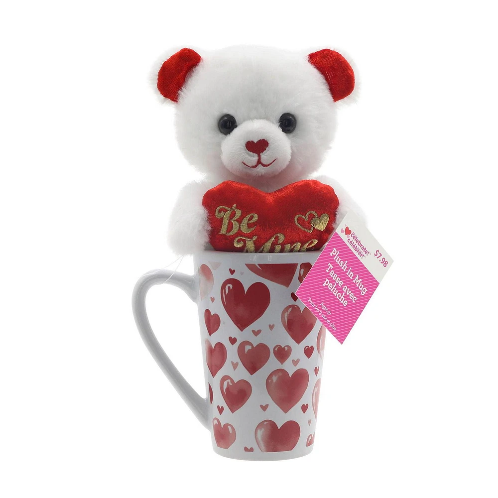 Way To Celebrate WT BEAR IN LATTE MUG, WT BEAR IN LATTE MUG