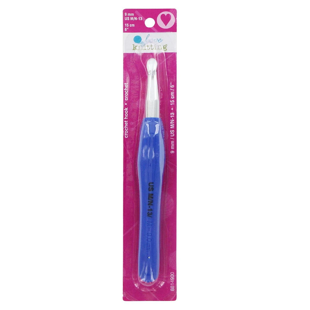 Love Knitting Soft Handle Crochet Hook - 9.00mm, 9mm