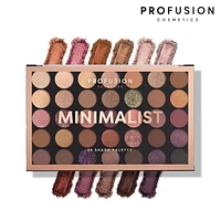 PROFUSION COSMETICS | Minimalist 35 Shade Eyeshadow Palette, 35 Shade Eyeshadow Palette with Blendable Shades in Multi-Finishes