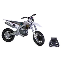 Supercross, Authentic Benny Bloss 1:10 Scale Collector Die-Cast Motorcycle Replica with Display Stand