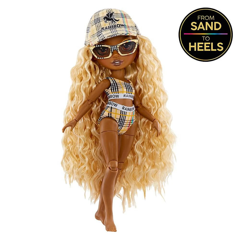 Rainbow High Pacific Coast Harper Dune- Sand (Light Yellow) Fashion Doll