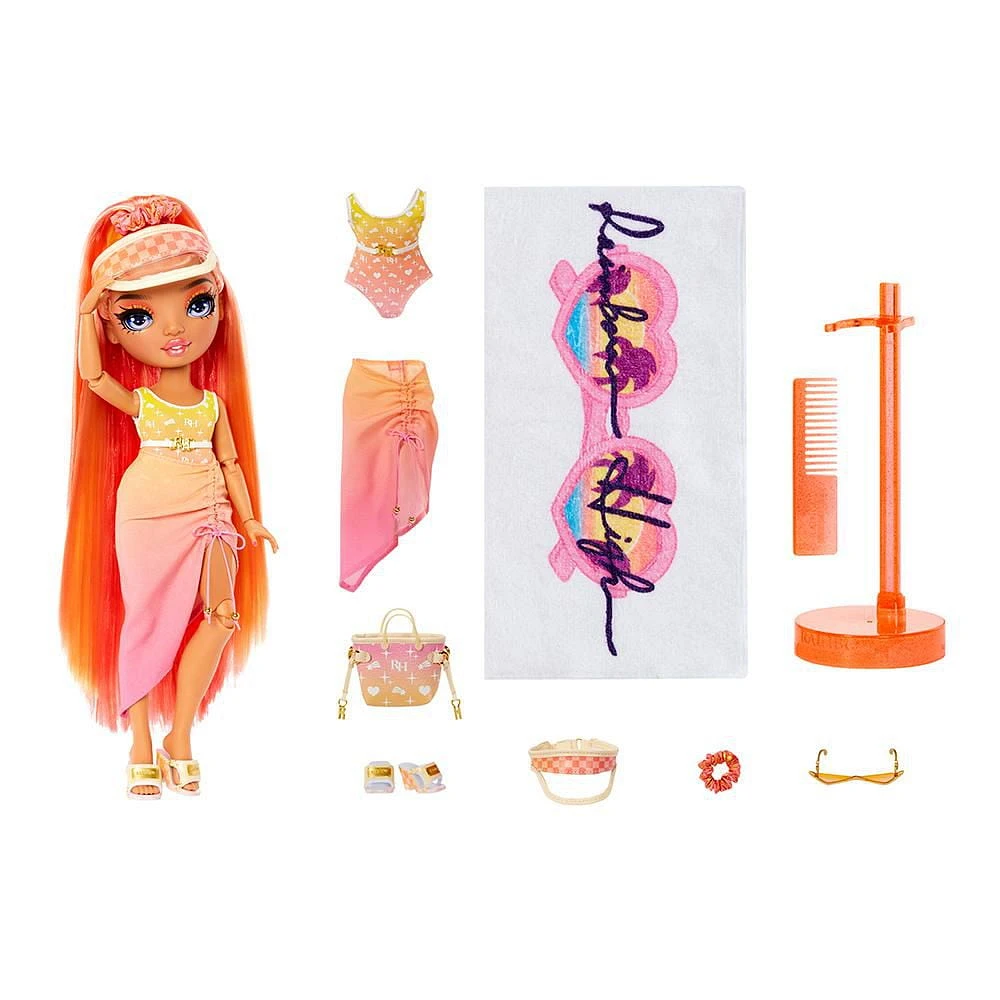 Rainbow High Pacific Coast Simone Summers- Sunrise (Orange) Fashion Doll