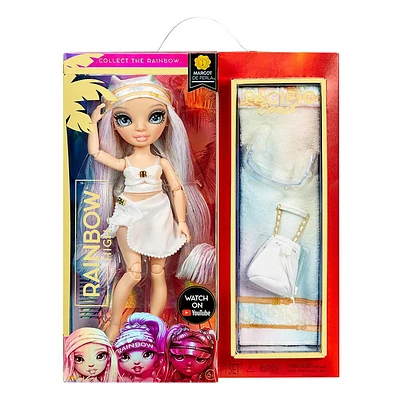 Rainbow High Pacific Coast Margot De Perla- Opal (Iridescent white) Fashion Doll