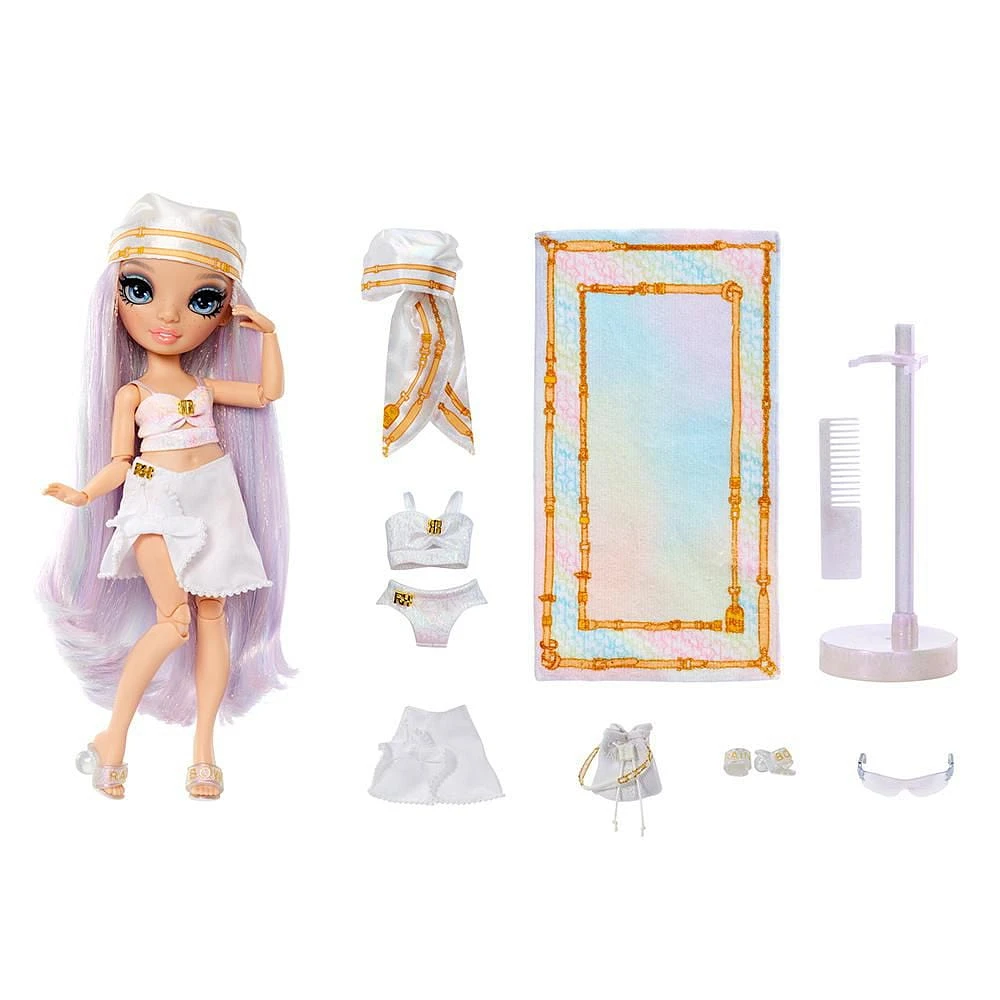 Rainbow High Pacific Coast Margot De Perla- Opal (Iridescent white) Fashion Doll