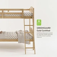 Storkcraft Long Horn Solid Hardwood Twin Bunk Bed