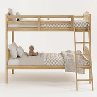 Storkcraft Long Horn Solid Hardwood Twin Bunk Bed