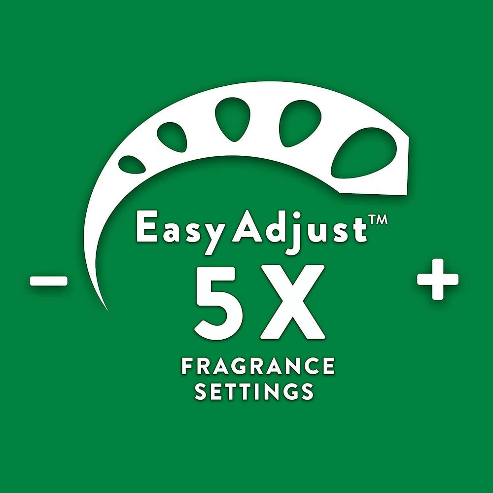 Kit d'huile parfumée Air Wick  (1 réchaud + 1 recharge), Pomme , assainisseur d'air 1 réchaud + 1 recharge
