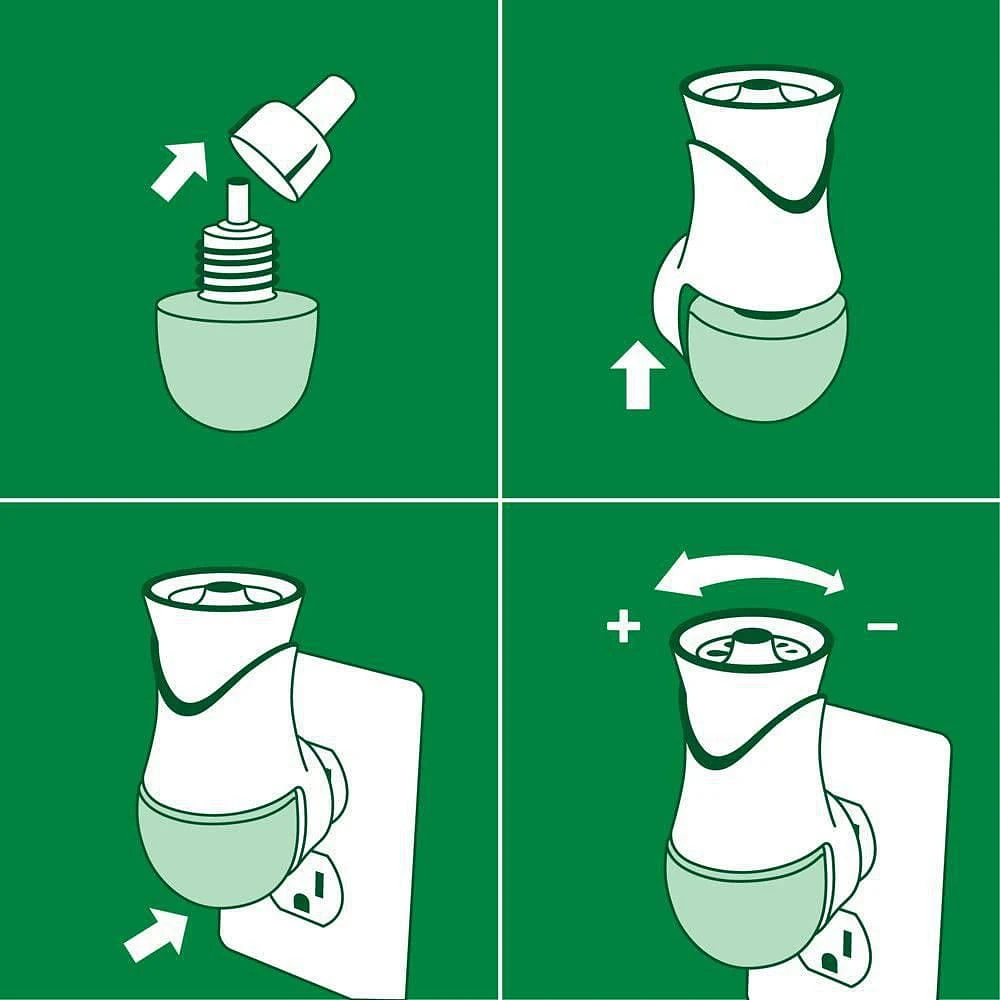 Kit d'huile parfumée Air Wick  (1 réchaud + 1 recharge), Pomme , assainisseur d'air 1 réchaud + 1 recharge