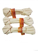 Masters Best Friend 8-9 Inch White Rawhide Bone 3 Pack