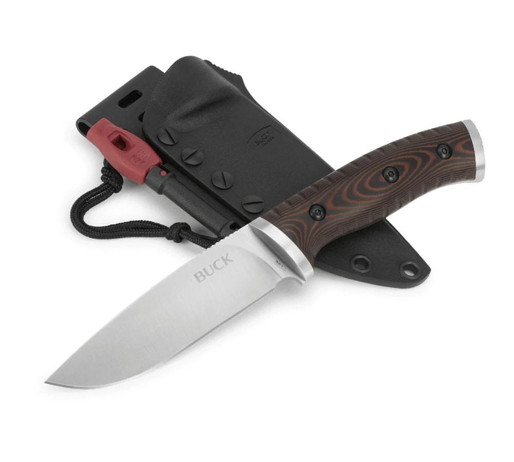 Buck Knives 0863BRS Selkirk knife: Fixed Blade Survival Knife, Micarta Handle, Dusk Hiking Knife, Camping Knives & Tools Bushcraft Gear, Lifetime Warranty