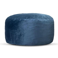 Gouchee Home Ava Velvet 4ft. Foam Bean Bag Lounger