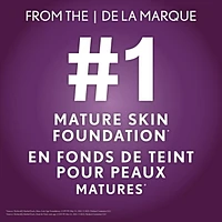 COVERGIRL Fond de teint Simply Ageless Instant Wrinkle Defying avec complexe hyaluronique, vitamine C et niacinamide - SPF 28, 100% Sans Cruauté Fonds de teint avec Complexe Hyaluronique