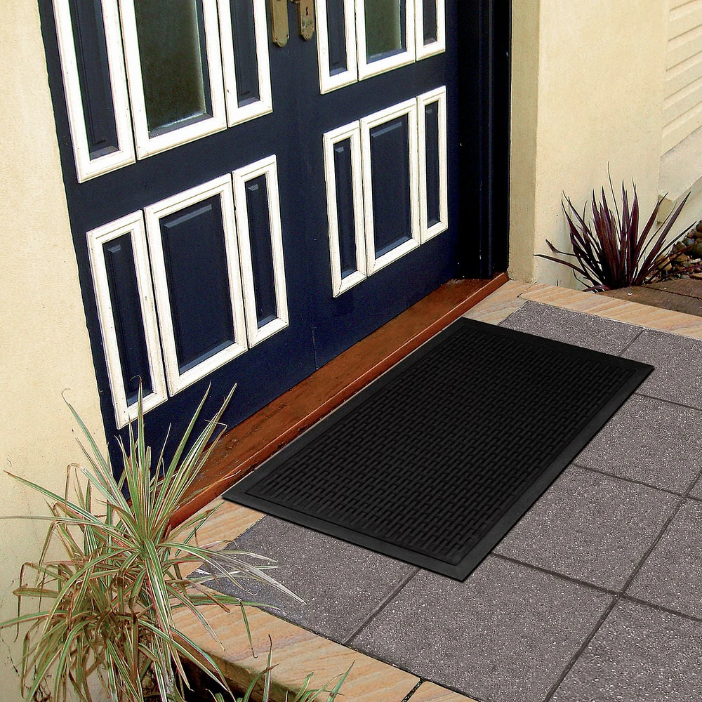 Ottomanson DirtOff Collection Rubber Doormat