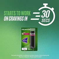 Vaporisateur à la nicotine Nicorette VapoÉclair, aide pour cesser de fumer, menthe fraîche, 1 mg, TRN, emballage duo 150 vaporisations x 2