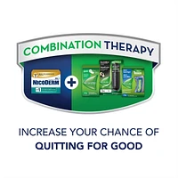 Vaporisateur à la nicotine Nicorette VapoÉclair, aide pour cesser de fumer, menthe fraîche, 1 mg, TRN, emballage duo 150 vaporisations x 2