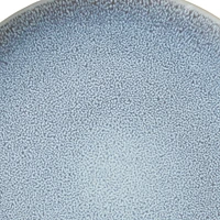 Better Homes & Gardens Blue Reactive Linette Round Stoneware Salad Plate Round, BHG Salad Plate