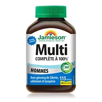 Jamieson 100% Complete Multivitamin for Men, 115 Caplets