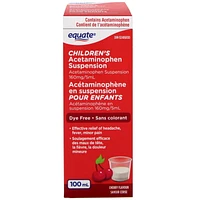 Equate Children's Acetaminophen Suspension, 100 mL