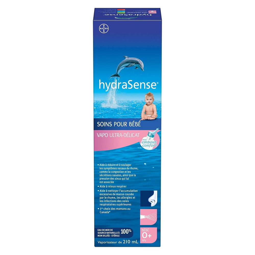 HydraSense Ultra-Gentle Mist Baby Nasal Care Spray, 210 mL