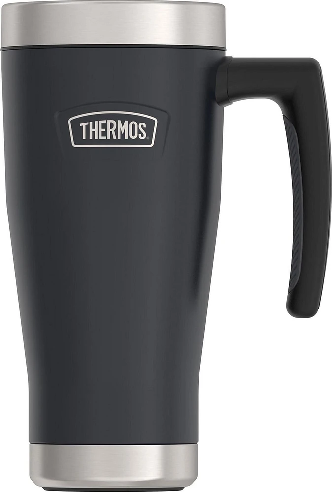 Thermos 16 OZ Icon Series Vacuum Insulated Stainless Steel Travel Mug, Granite, 16 Oz, Granite