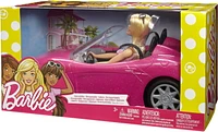 Barbie Doll and Pink Convertible