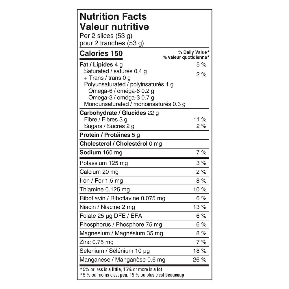 Stonemill® Clearly Good Quinoa and Flax Bread