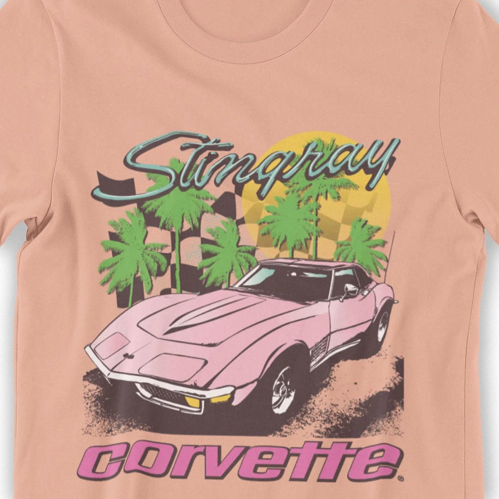 Corvette Tee shirt femme