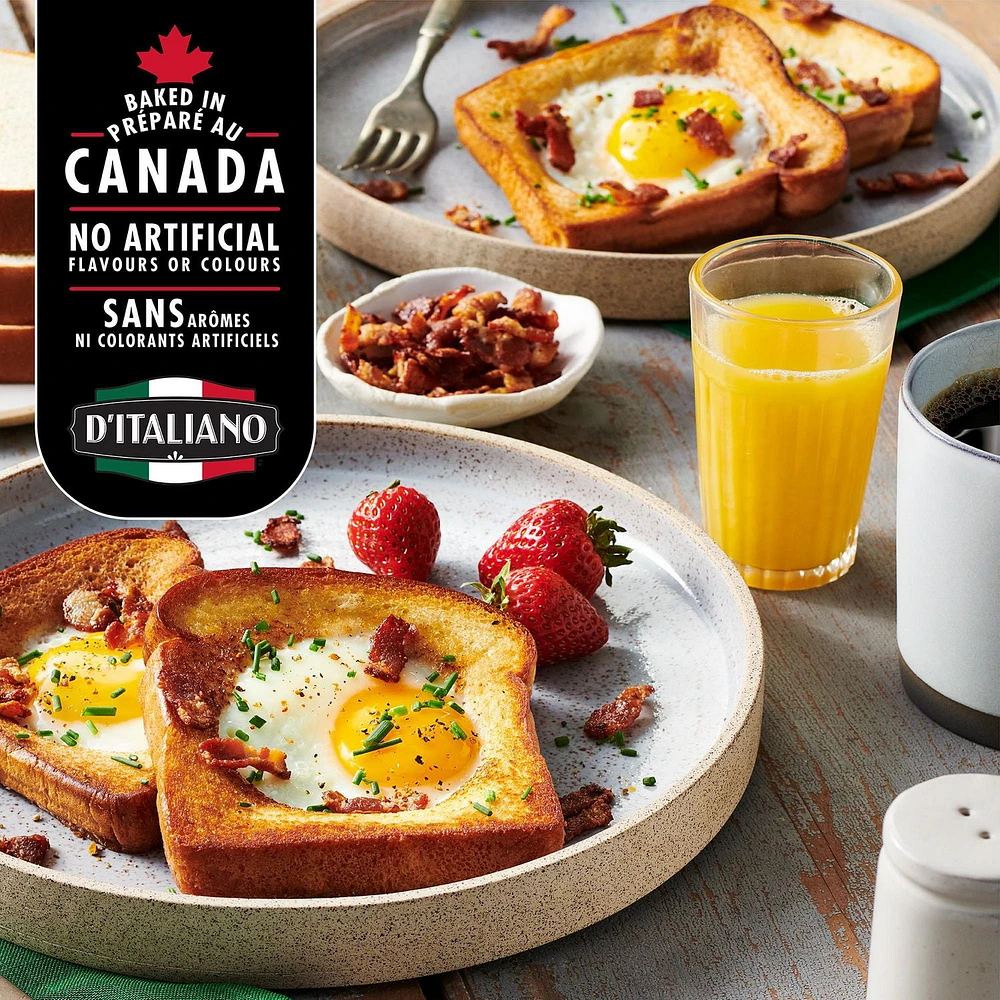 D'Italiano with Gusto!™ Brioche Style Thick Sliced Loaf, 620 g