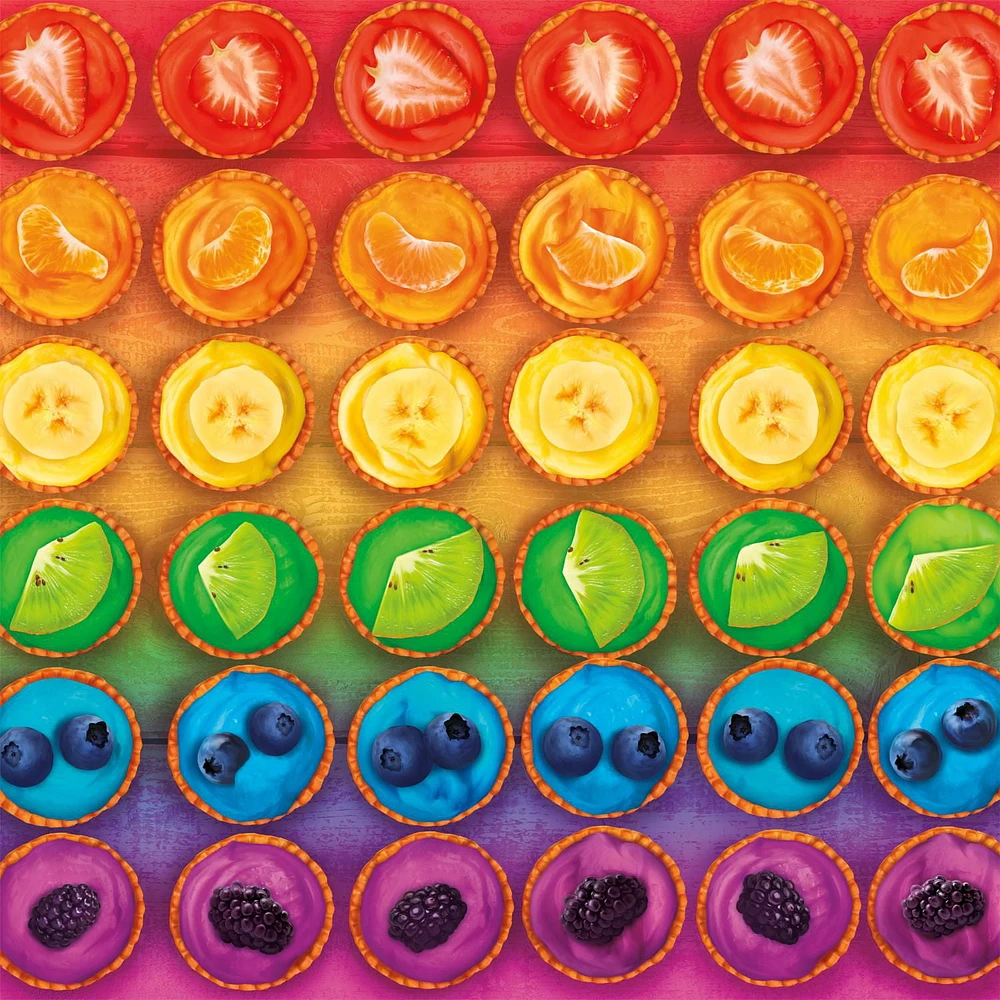 Buffalo Games - Art of Play - Rainbow Tarts - 300 Piece Jigsaw Puzzle