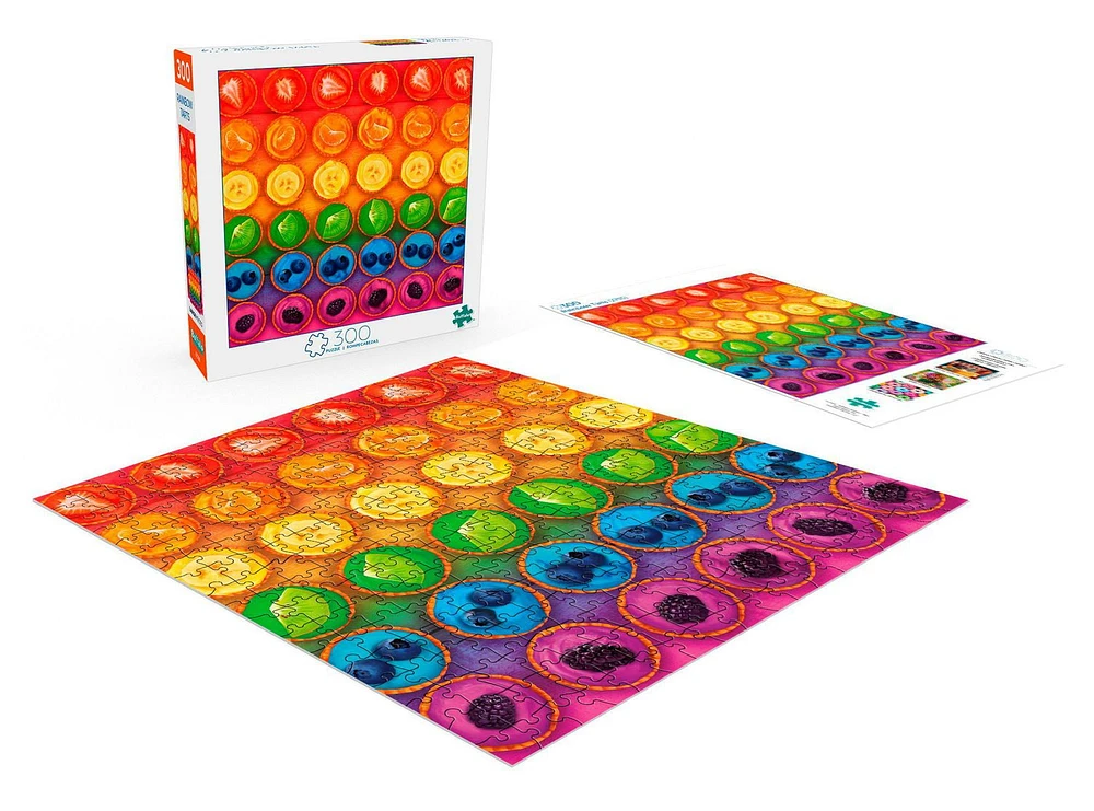 Buffalo Games - Art of Play - Rainbow Tarts - 300 Piece Jigsaw Puzzle