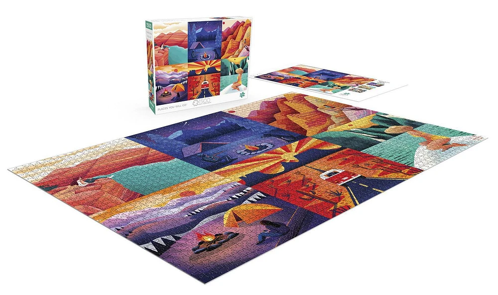 Buffalo Games - Art of Play - Places You Will Go - 1500 Piece Jigsaw Puzzle