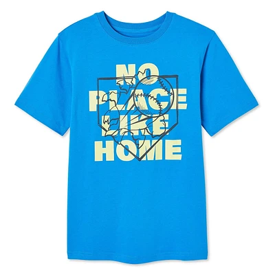 T-shirt de sport avec imprimé graphique George pour garçons Tailles TP–TG