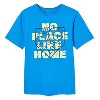 T-shirt de sport avec imprimé graphique George pour garçons Tailles TP–TG