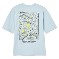 T-shirt surdimensionné avec imprimé graphique George pour garçons