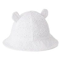 Chapeau avec motif ajouré George pour bébés filles Taille unique