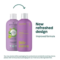 ATTITUDE little leaves, Bubble Wash, Vanilla & Pear, 473 mL