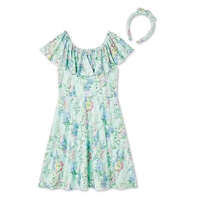 Ensemble 2 pièces avec robe à œillets George pour filles