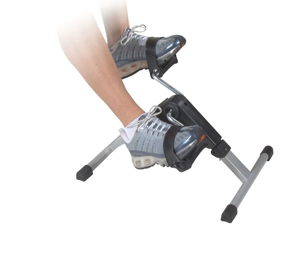 Drive Medical Black Folding Exercise Peddler with Electronic Display