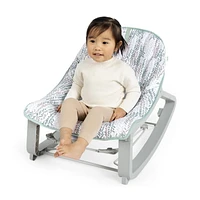 Ingenuity Keep Cozy 3-in-1 Grow with Me Bounce & Rock Seat - Spruce, 0 -30 months; max 40lbs