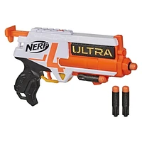 Nerf Ultra Four Dart Blaster -- 4 Nerf Ultra Darts, Single-Shot Blasting, 2-Dart Storage -- Compatible Only with Nerf Ultra Darts